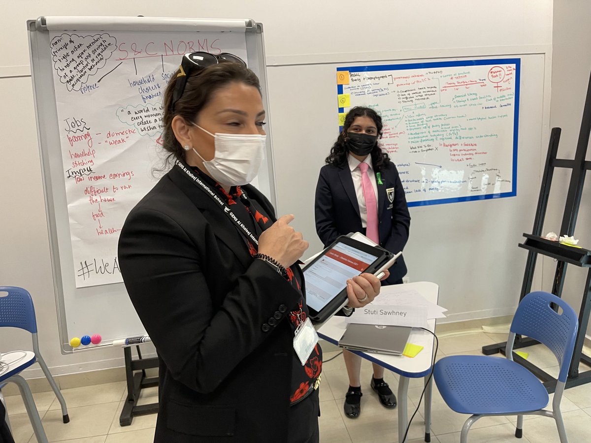 KNargish's tweet photo. Their analytical and research skills, creative problem solving ability, and probing yet compassionate questions got every adult in the room marveling! And they got offered a winter internship! #yougogirls #soproudofyou ⁦@DxbModern⁩ https://t.co/ff98HY2oLn