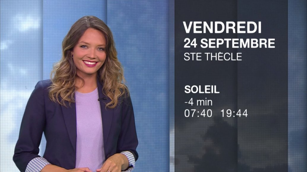 Le superbe et splendide <a href="/Gennifer_Demey/">Gennifer Demey</a> 😍😍😍 de retour à la présentation du bulletin météo de ce soir sur @m6 🤗