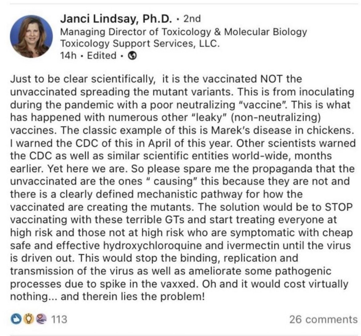 Elsie_Aleeze's tweet image. Naturally being marked as "misinformation" online.