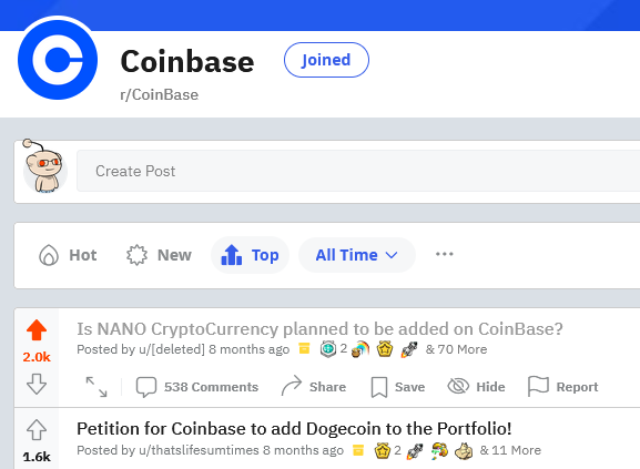 nanobythebay's tweet photo. @brian_armstrong Excited for you to focus on what the customer wants.

Start with listing $nano, the most-upvoted thread of all time on r/CoinBase https://t.co/FzxhQJ2zWy