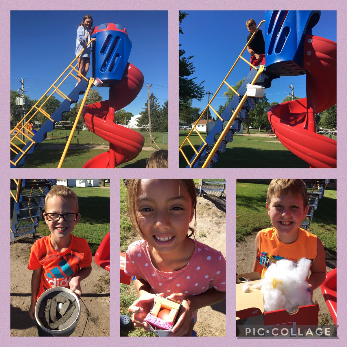 JessicaSauser4's tweet photo. 4th graders being engineers and designing models to protect an egg from breaking. ⁦⁦@PHSPiratePride⁩ https://t.co/7SBjsg1wpo