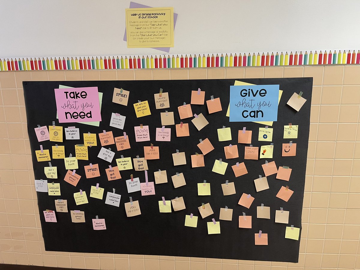 Mrs. Shipley (@mrsshipley714) on Twitter photo A little positivity from room 15 🥰 Take what you need, and give what you can ❤️ <a href="/OxfordStES/">Belvidere Elementary School</a> A little positivity from room 15 🥰 Take what you need, and give what you can ❤️ <a href="/OxfordStES/">Belvidere Elementary School</a>