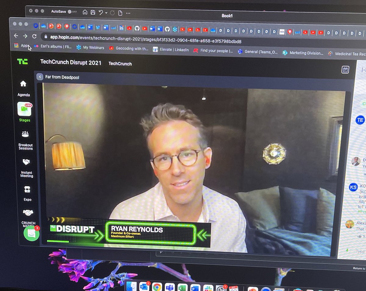 Amy Niessen (@amyniessen) on Twitter photo Not a bad day when you get to watch <a href="/vancityreynolds/">Ryan Reynolds</a> at work. <a href="/TechCrunch/">TechCrunch</a> #TechCrunchDisrupt2021 Not a bad day when you get to watch <a href="/vancityreynolds/">Ryan Reynolds</a> at work. <a href="/TechCrunch/">TechCrunch</a> #TechCrunchDisrupt2021