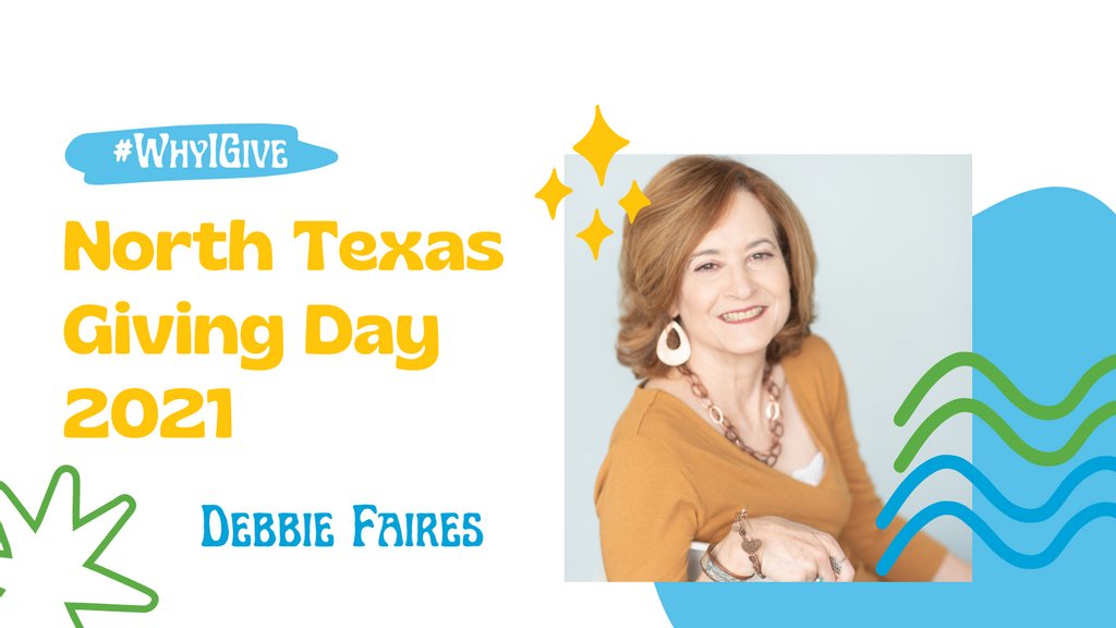 prc_news's tweet photo. Debbie Faires + #WhyIGive NTX Giving Day 2021
We all have different stories and reasons why this ministry is so important to us. Watch our series of #WhyIGive for North Texas Giving Day '21. https://t.co/1GbPIl202h
https://t.co/ygFY4BDWZx https://t.co/EmRaQq4LIq