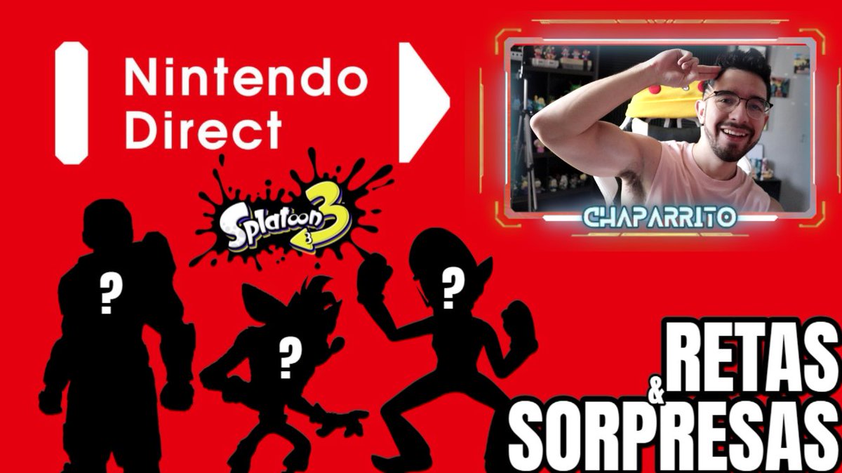 ¿Nuevo personaje de Smash? TODO PUEDE PASAR! El ultimo chance de Crash! Retas pa mientras <3

En vivo: fb.gg/chaparroto
Jugando: #SmashBrosUltimate