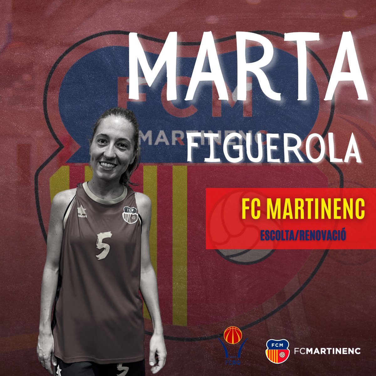 martinencbq's tweet photo. ✍️Marta Figuerola RENOVADA
✅5a temporada al club
🗣️Ganes de treballar dia a dia. Som un equip unit i juntes aconseguirem tot allò que ens proposem

🤝Continuem junts, Marta!
#SomMartinenc #SomdePrimera https://t.co/2HJ0XRTrcy