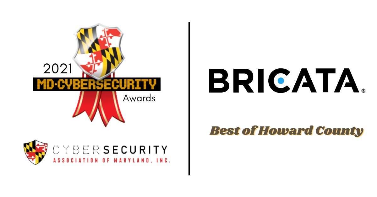 We’re thrilled to be recognized as a leading player in the Maryland cybersecurity community by @CAMIcyberMD  with the Best of Howard County Award! #MDCyberAwards bricata.com/news/the-cyber…