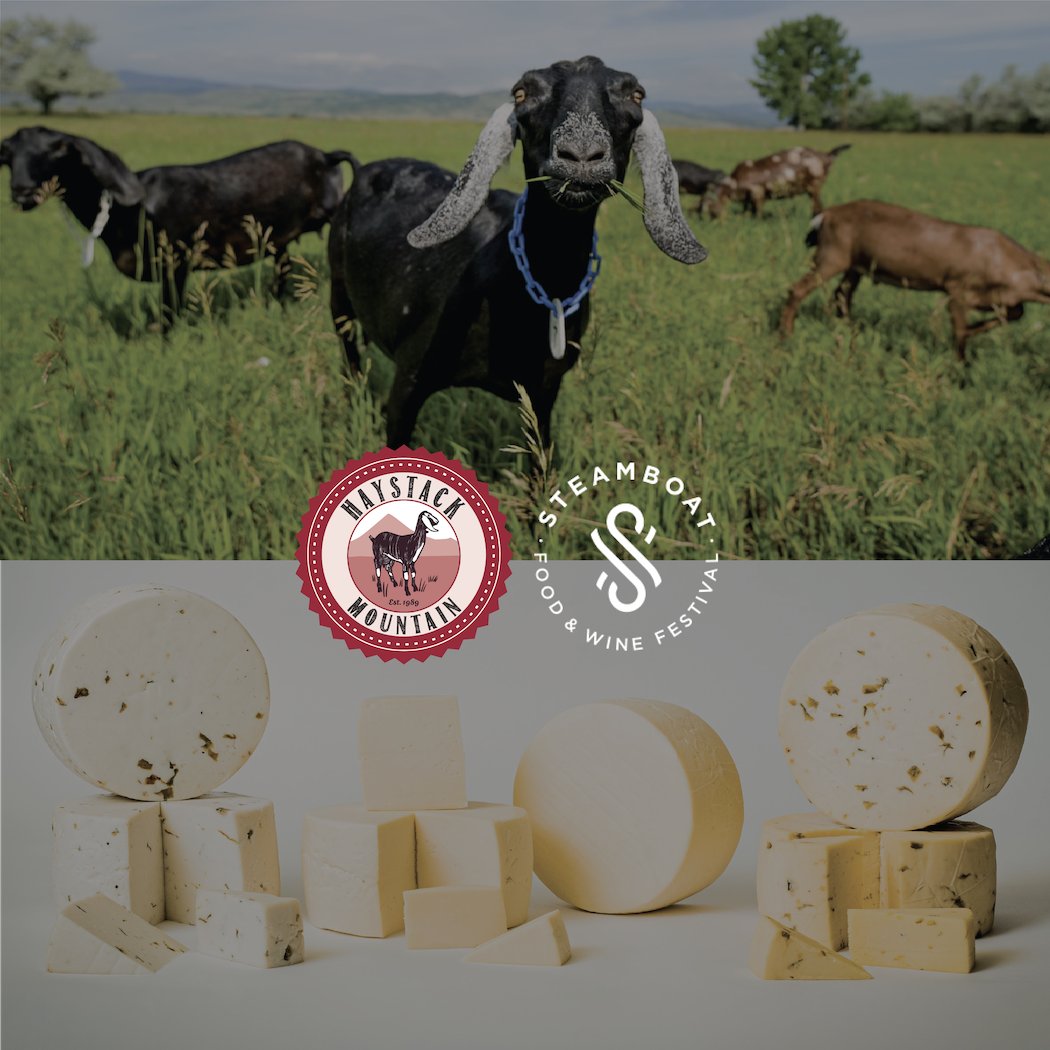 HaystackCrmry's tweet photo. We will be at the Steamboat Food and Wine Festival beginning tonight, September 23rd through Sunday, September 26th! If you will be at the festival please find us at one of the many dinners or tastings with our cheese. Stay tuned for updates from the festival and follow along. https://t.co/ICuvWmjW1u