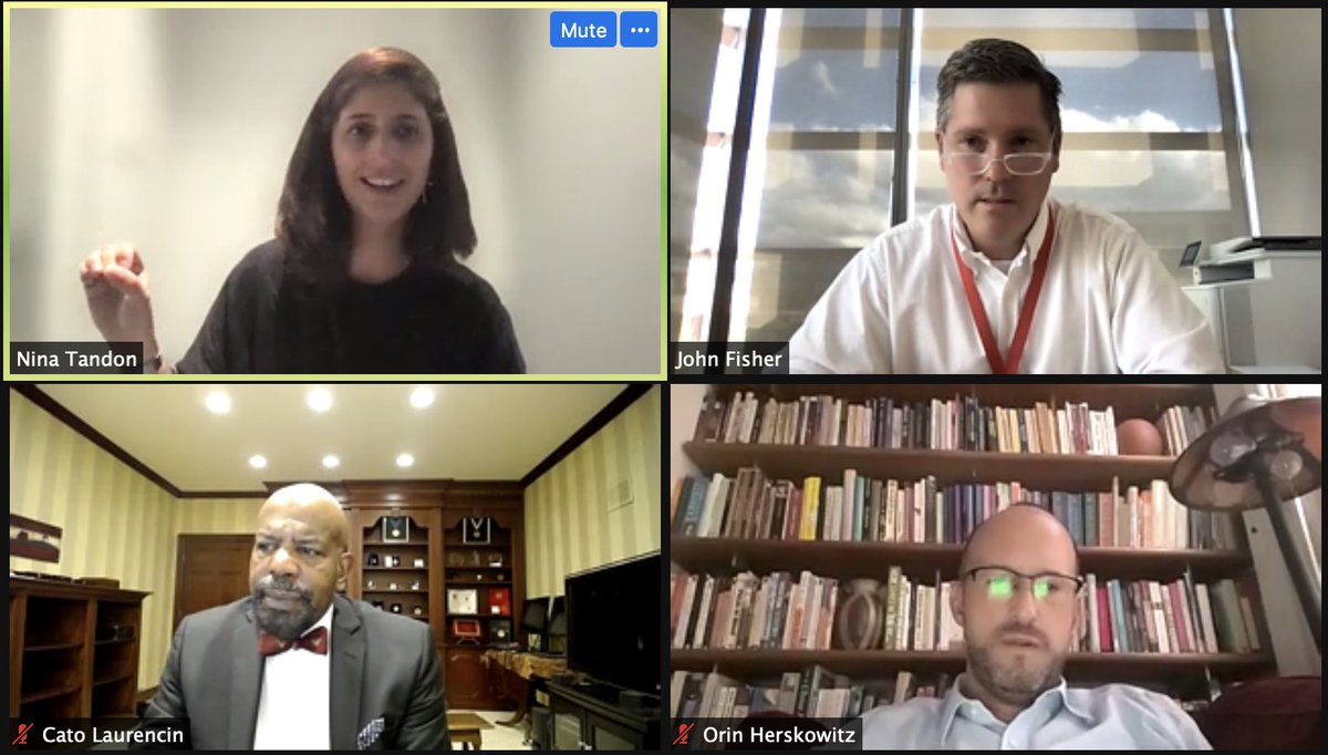 GVNlab's tweet photo. Our last part of the #NextGenTissueEng symposium features an exciting roundtable discussion on #Commercialization with @EpiBoneInc CEO/cofounder @ninatandon, @Columbia_Tech Director @orinherskowitz, @UMDBIOE Prof. John Fisher, & @UConn University Prof. Cato Laurencin! https://t.co/Bs6a0KPyzO