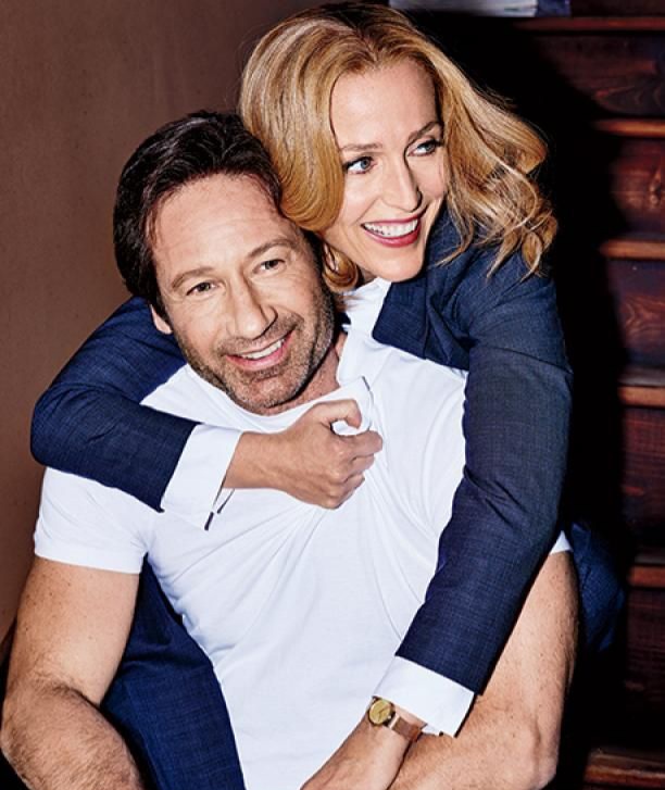AndMulder's tweet photo. "My very own David Duchovny" - Gillian Anderson https://t.co/dzJLiJdWqu