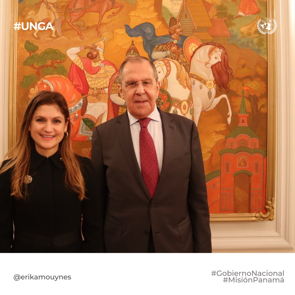 Histórico encuentro, hoy, con mi homólogo Sergey Lavrov de <a href="/mfa_russia/">MFA Russia 🇷🇺</a> 🇷🇺 en el marco de #UNGA. Abordamos temas de interés común de la agenda bilateral y regional.