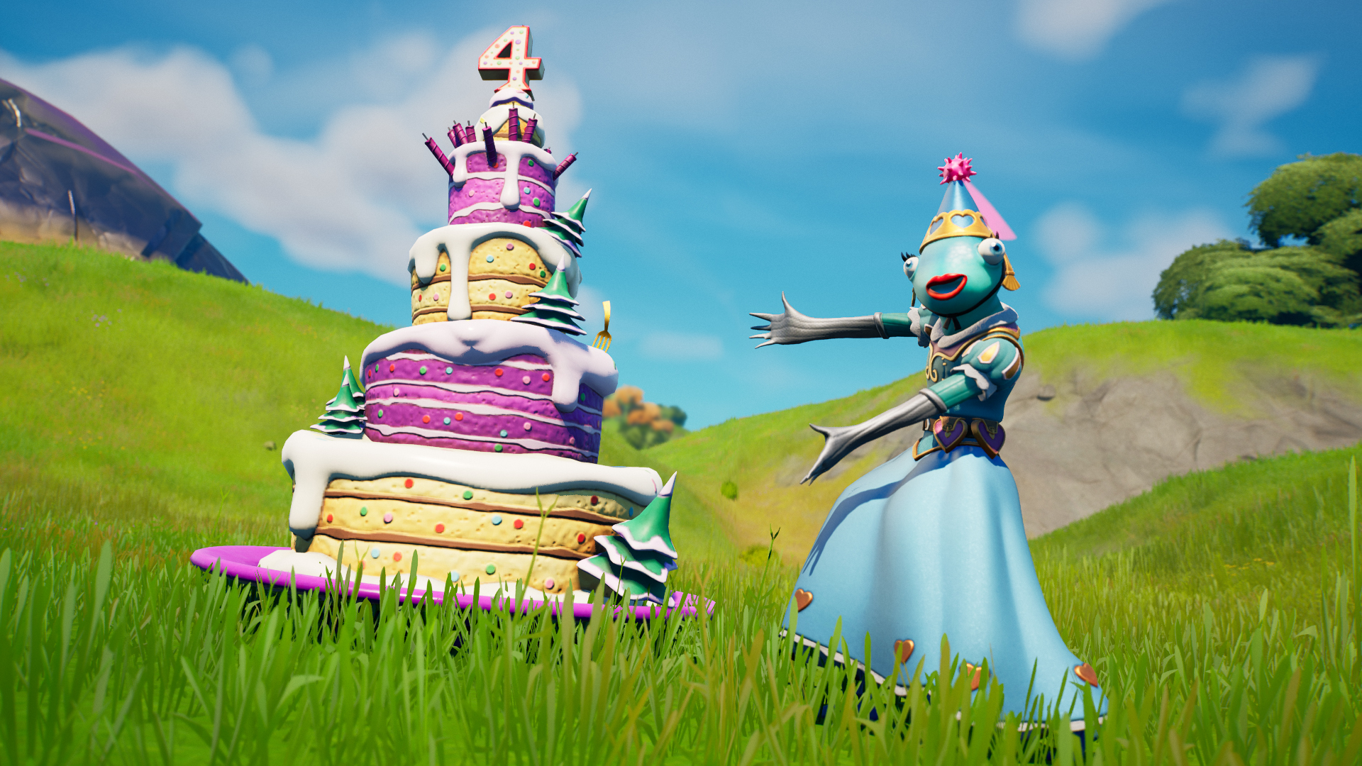 Fortnite Birthday celebration