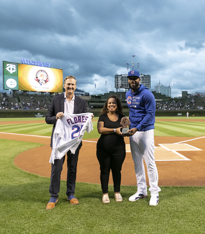 Cubs Charities on X: #CubsRBI players joined us at Wrigley Field on  Tuesday night as the @Cubs honored Jason Heyward as their Roberto Clemente  nominee and recognized Deputy Governor @SolAmoresFlores as the