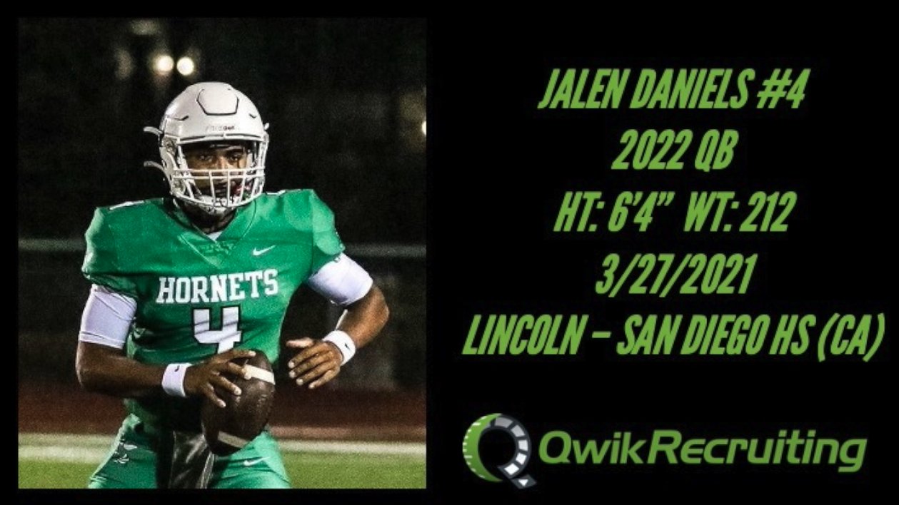 FootballScoop on Twitter "QwikGem Week 4 Jalen Daniels QB