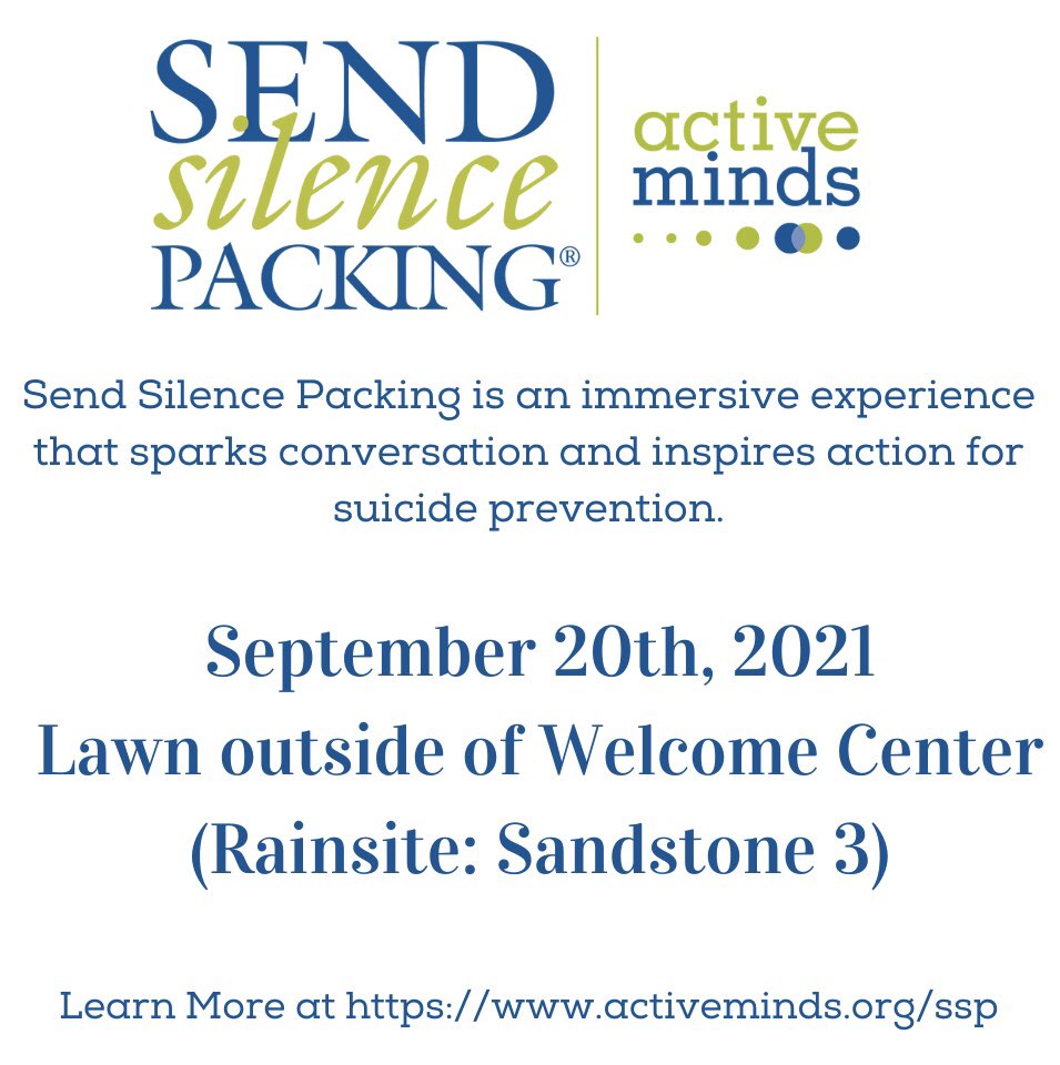 BWBrainCenter's tweet photo. Send Silence Packing is looking for volunteers to help with their event on Monday, September 20th! If you are interested, click the link in our bio! 🗣 https://t.co/Bl3Ahairpm
