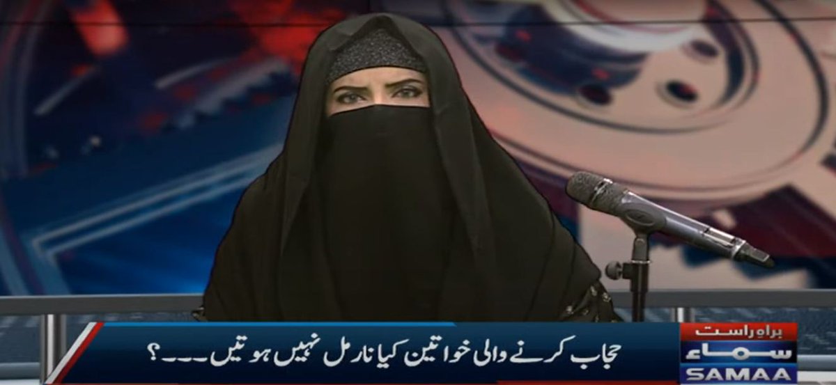 Sabahtweetz's tweet photo. #HijabIsObligatory
This Is The Biggest Slap On The Face Of Liberals. First Time I See Someone Who Did hijab In Live Show. Proud Of You.🖤😍
@kirannaz_KN https://t.co/xb4l3T8ohK