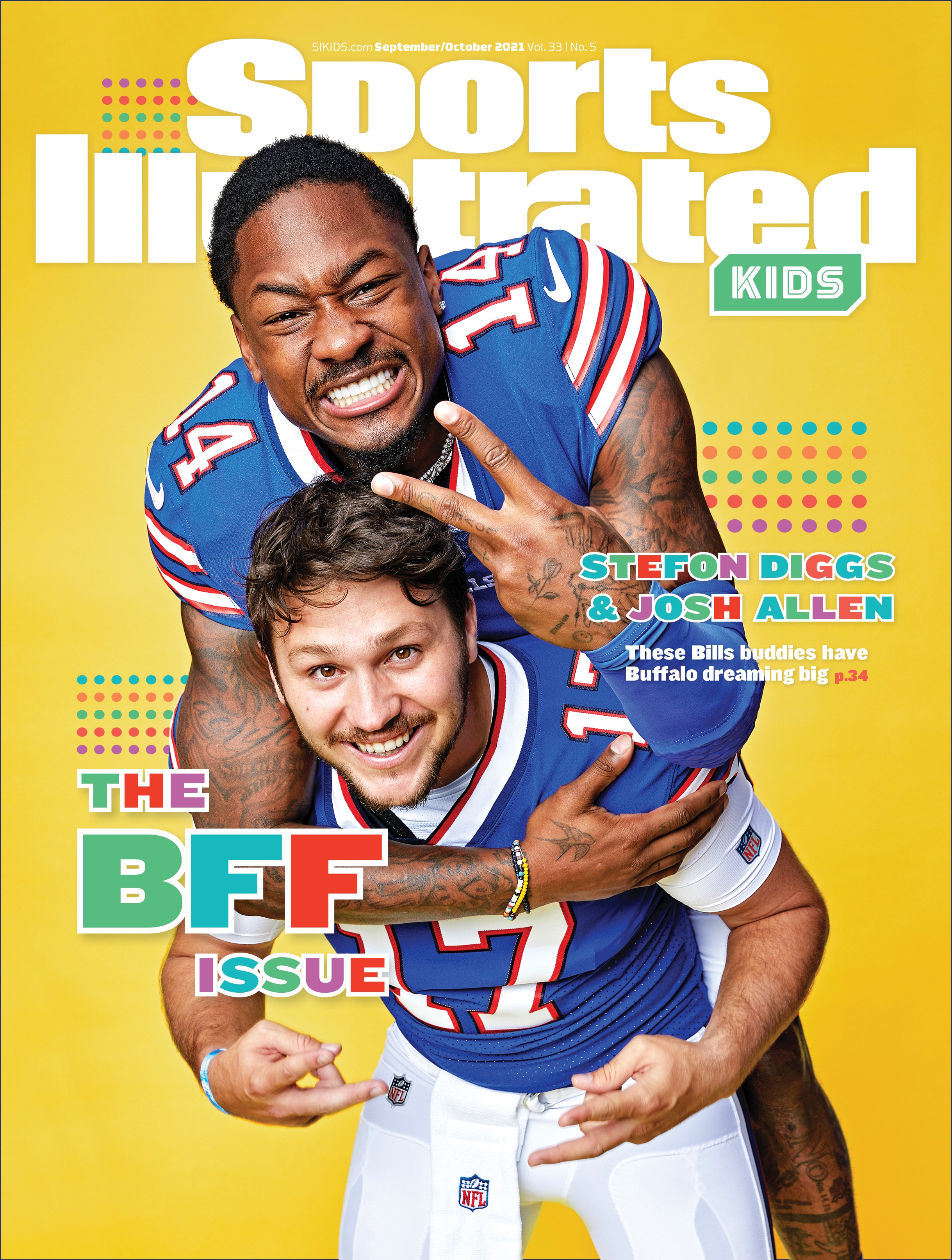 SI KIDS on X: 'Stefon Diggs and Josh Allen are the BFFalo Bills leading off  our friendship issue!  / X