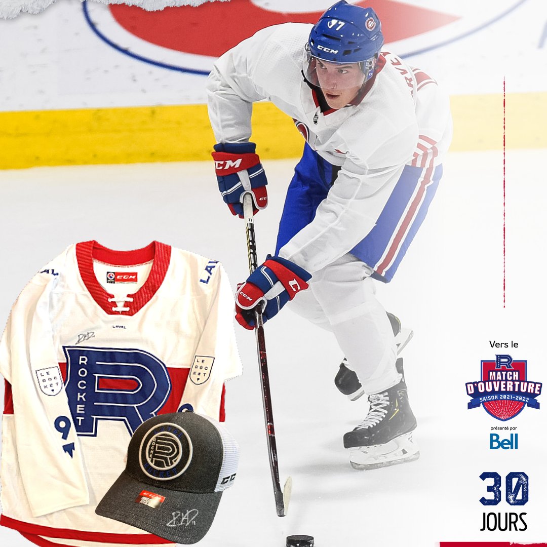 RocketLaval's tweet image. 30 JOURS // EN ROUTE VERS LE MATCH D’OUVERTURE PRÉSENTÉ PAR BELL

RT et identifier la personne qui vous accompagnerait au match!

Une paire de billets pour le match d’ouverture du 15 octobre, ainsi qu’un chandail et une casquette signés par RHP! Plus que 30 jours d’attente !