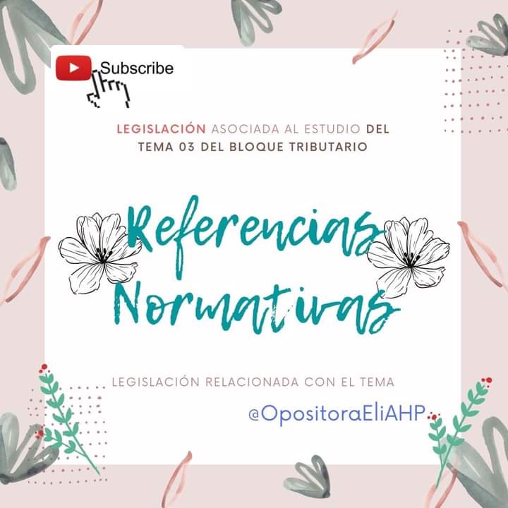 OpositoraEliAHP's tweet photo. NUEVO VÍDEO EN EL CANAL #EliAHP ‼️
JUEVES 16.09.21 📅
Hola #Opocompis, con este vídeo hago un breve resumen de la normativa asociada a la primera parte del tecer tema del bloque tributario publicado en el BOE asociado a la #OPE2020
💻 https://t.co/7uJtGH0Sha https://t.co/aIX4J6OuOU