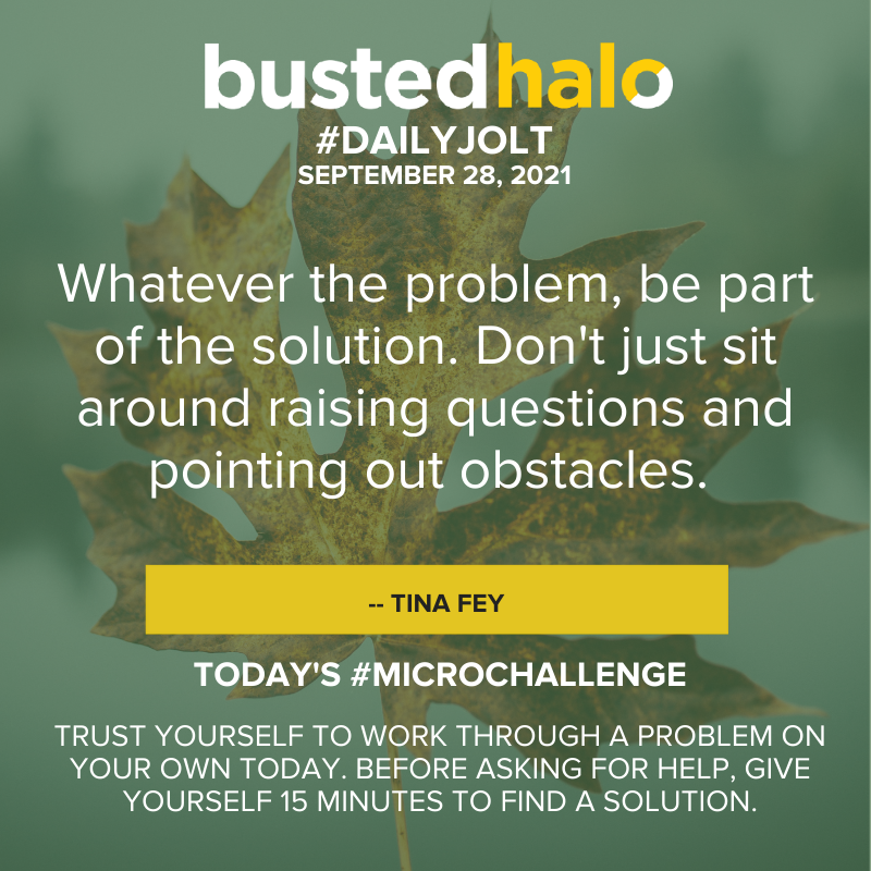 Today's #DailyJolt is from #TinaFey.