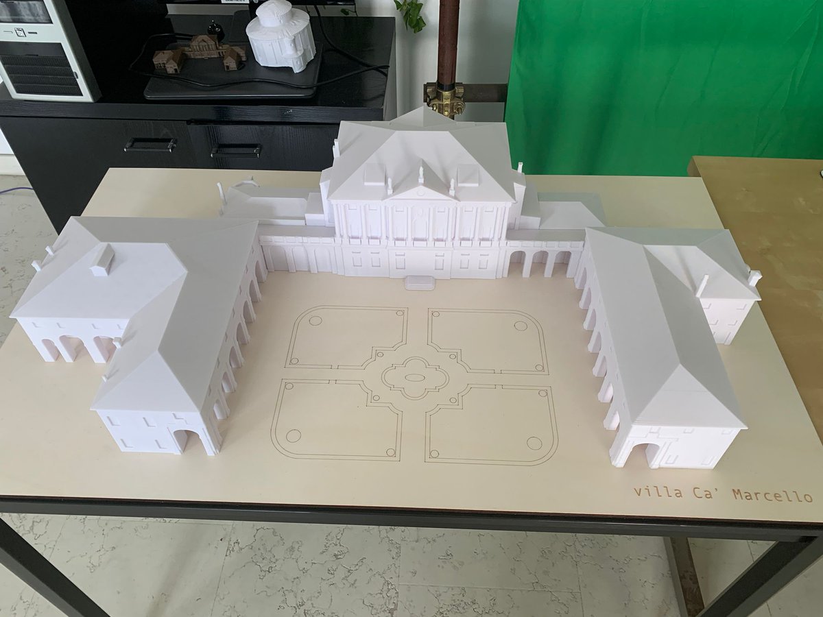AllTourism4's tweet photo. Testing new services to improve accessibility: we are glad to share with you first pictures of the 3D model and of the tactile map of Villa Ca Marcello! Work in progress! https://t.co/3MeBwWvLkB