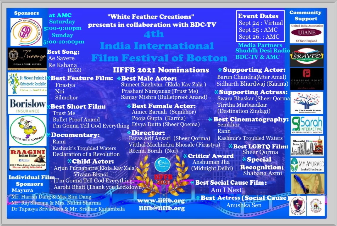 IIFFB18's tweet photo. Congratulations!!
#Sumeetraghvan #Sanjaymishra #ShabanaAzmi #swarabhasker #Deviyadutta #poojagupta #anushkasen #rahatkazmi #anshumanjha #javedjafri #Aimeebuhra #prashantnarayan #IIFFB18, #IIFFB19, #IIFFB20 #IIFFB21 #BDCTV #whitefeathercreations #wethepeopledream #Raziamashkoor https://t.co/S5SwxKj2yS