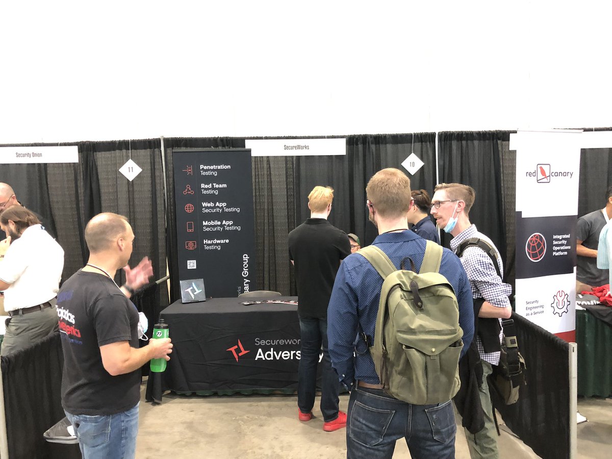 Tiger_Infosec's tweet image. Our first in person conference since March 2020!!!  Stop by our table and see what the Secureworks Adversary Group is up to these days. The first person to stop by and tell me the super secret password will get one of our challenge coins. #SwAG @Secureworks @GrrCON