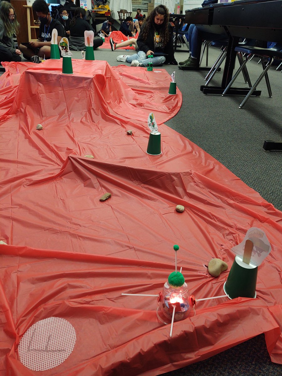 hadleypltw's tweet image. Exploring Mars and attempting to avoid Marvin the Martian! Hadley Robotics classes test out their programming skills with the Sphero robots. #HadleyRocks #WPSIgniteLearning
