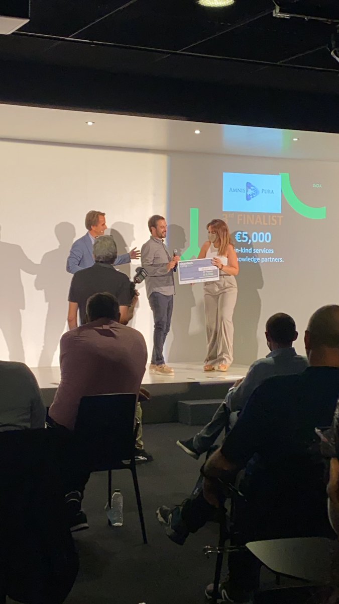 And the winners are…3rd award to Amnis Pura!