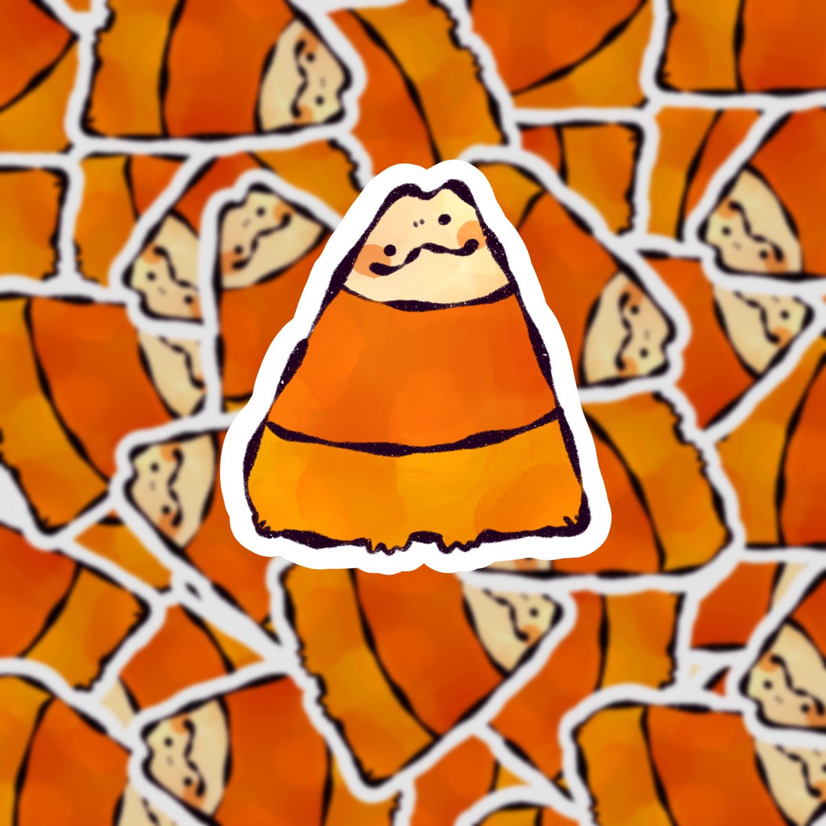 JustMips's tweet image. Some sticker designs for my upcoming Halloween launch!!! (The launch will be happening later this month but they’ll be Halloween froggos!)