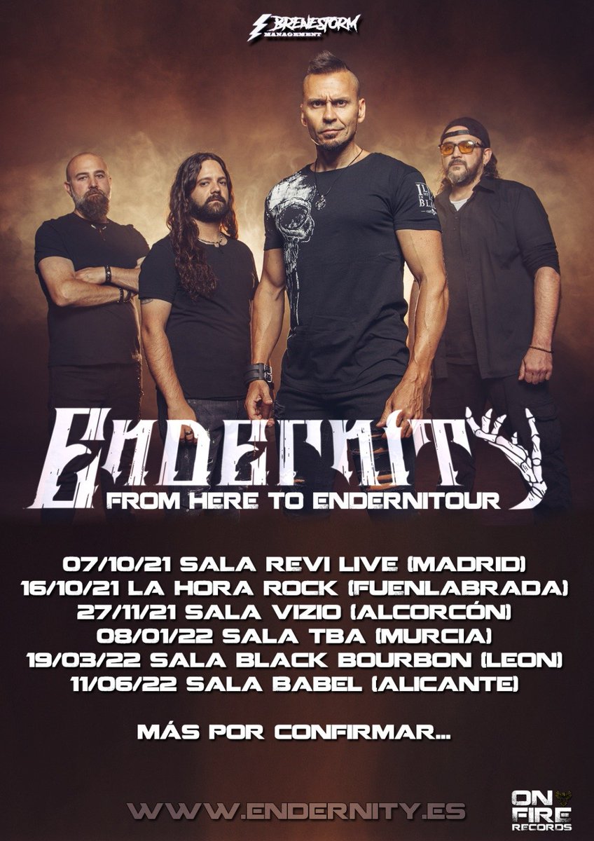 ENDERNITY - Gira presentando "Disrupted Innocence" y Nuevo Videoclip <a href="/orphe666/">MetalWorld</a> <a href="/LauraGilligan7/">🎸MaidenGirl🎸🐱💕🌝</a> <a href="/Ludymetal2/">Ludy 🤘🎸♠</a> <a href="/andaluz_gato/">Gato Andaluz</a> <a href="/endernity/">EndernitY</a> <a href="/DavidGR666/">DavoGR🏆</a> #Endernity #DisruptedInnocence <a href="/VocesHeavyMetal/">Voces del HeavyMetal</a> 

fenixmetalrock.com/2021/09/endern…