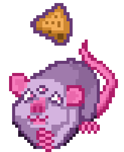 KrissyMischie's tweet photo. @Michimongamedev  Last stream, we also created a rat based mon! #pixel #pixelart #mon #michimon #gamedevelopment #rat https://t.co/uRTDbUWOE0
