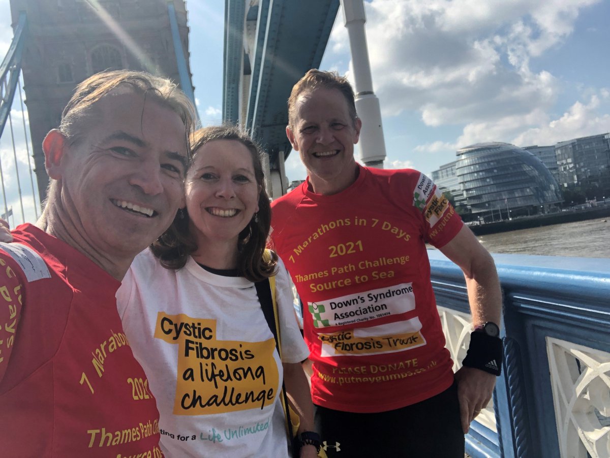 cftrust's tweet photo. 7 marathons? Completed it! ✅

The @putneygumps have completed 7 marathons in 7 days over the Thames Path, raising over £30k for us and @DSAInfo along the way. Thank you Johnnie and Adam for your incredible support, we think it's time for a good rest now!

https://t.co/baKSGrF43o https://t.co/jWGl0tcZ8K