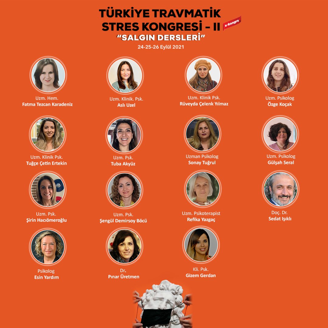 Travmatik stres kongremizin başlamasına 1 hafta kaldi