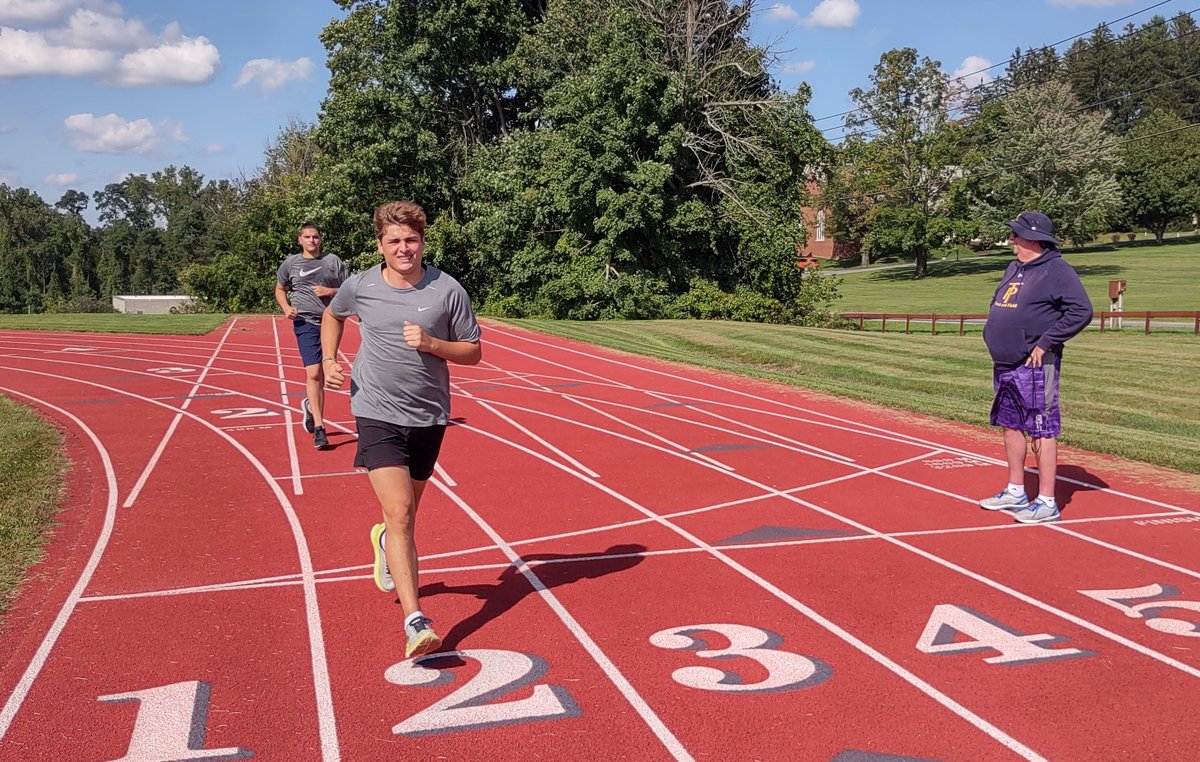 TrinityPawling's tweet photo. The Pride is on the move! 🏃🦁 The Cross Country team is training hard for their first meet of the fall season this Saturday. Keep it up, boys! #rollpride #TPXC https://t.co/VIXXqgyX5E