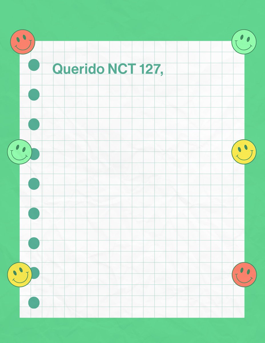 envimediaco_es's tweet photo. 💚 ¡Esperamos que estén listos para el examen final! Escríbele una carta a NCT 127 para mostrar cuánta emoción hay por #STICKER y comparte tu aprecio hacia ellos. Las calificaciones se publicarán al terminar. Etiquétanos y usa #EnVixThankYou127.

#Sticker  #NCT127  @NCTsmtown_127 https://t.co/qfMgo78waO
