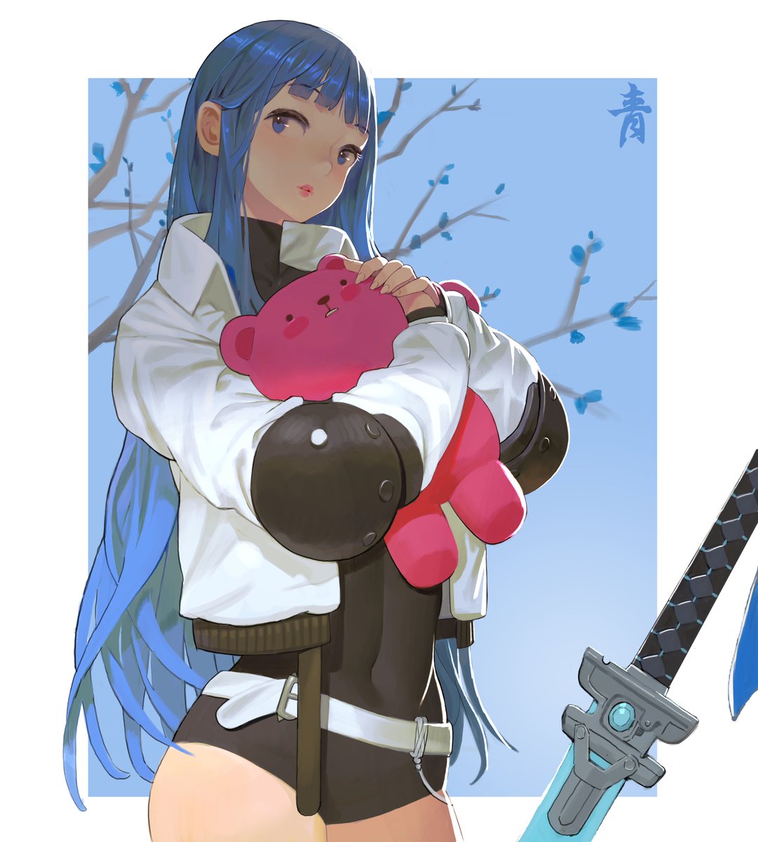 「BLUE_Aki 」|Aruana Sickのイラスト