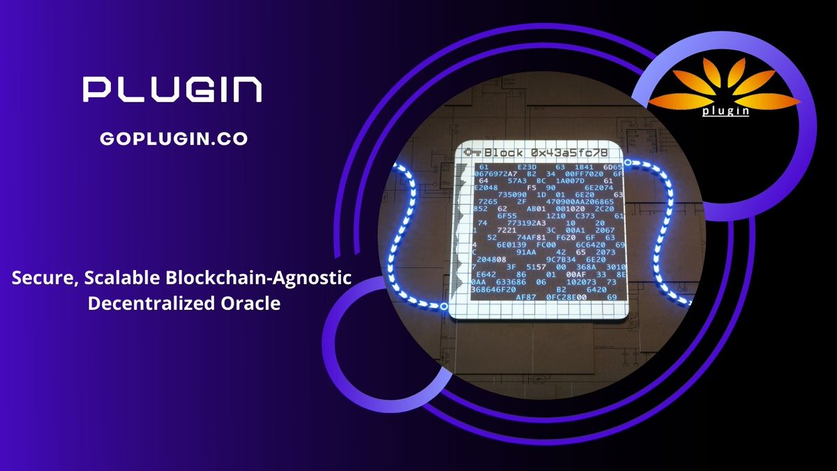 GoPlugin's tweet image. PLUGIN enables the smart contract to connect with the real-time world and the data that it receives from the data feed provider is trustable by maintaining high degree of security.
#BlockchainSolutions
#DecentralizedOracle
#XinFinNetwork