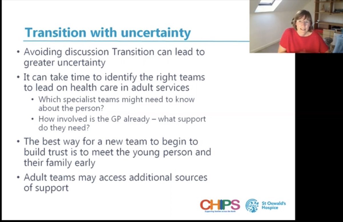 PCPLDnetwork's tweet photo. ‘When health is uncertain, we struggle.’ 

How can we better support young persons with transition? Who do we involve? When is the best time? What sources of support do adult health teams require? 

#PCPLD #PCPLD21 @ElversonJo https://t.co/FL31kw1iGq