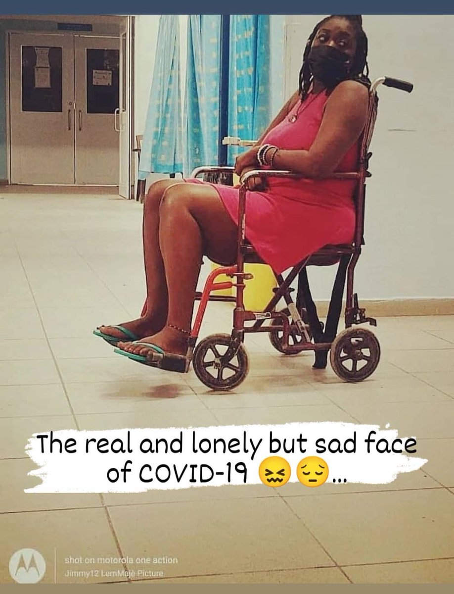 MissFanfan25's tweet photo. The real and lonely but sad face of COVID-19 😖😔... https://t.co/OtQnlRW6wS