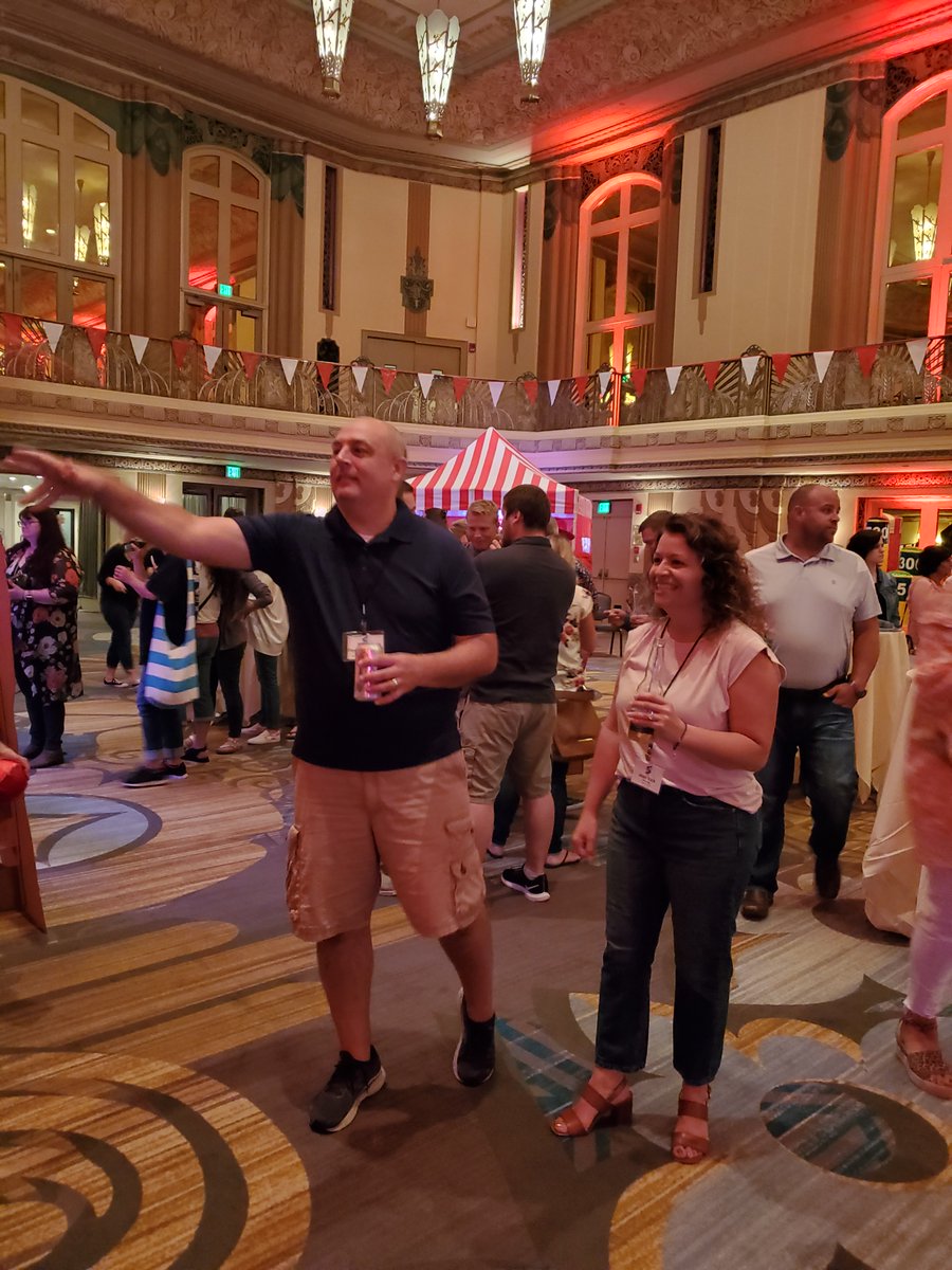 _Sharetec's tweet photo. Tuesday evening at the Sharetec Conference included dueling pianos and a carnival with games and gambling using play money. Prizes were also won in the Chinese Auction. The 2022 conference will be held at the Hilton in Downtown Nashville, September 25-28th. #SharetecConference https://t.co/wxBQEsWF8m