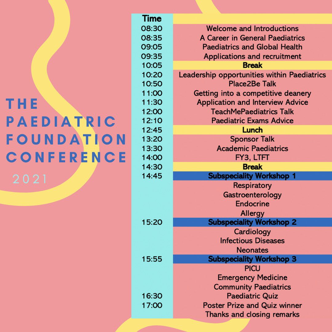 Only 9 more days to go! 🎉 We are so excited to show you the itinerary for the conference - there are plenty of interesting talks and workshops lined up so don’t forget to book your tickets: eventbrite.co.uk/e/the-paediatr… #TPFC #TPFC2021 #paedsfoundationconference21 #rcpch