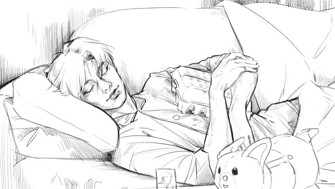 💤Sleepy SKZ 💤 

mini collab thread with @_SAe_01 @22xiu2 @cherryleash  

pls support original artists 🫂

#StrayKids #스트레이키즈 #NOEASY #fanart #skzfanart #I_N #JEONGIN 