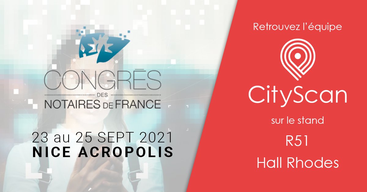 🔺 Il est enfin temps de se retrouver, et nous avons hâte ! Retrouvez CityScan, marque du groupe <a href="/KinaxiaNews/">Septeo Proptech</a> au <a href="/CongresNotaires/">Association Congrès des Notaires de France</a> !
#notaires #congres #immobilier