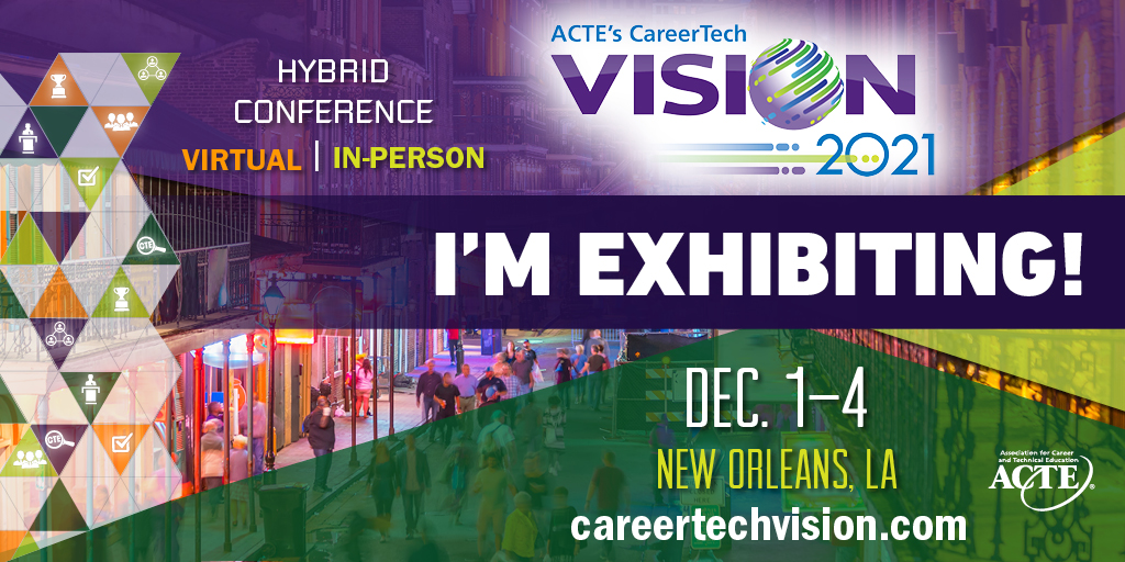 Who's going?  Comment and we'll buy you a beer!

We are excited to meet some of you face-to-face at the <a href="/actecareertech/">ACTE</a> #CareerTech Vision 2021 Conference in New Orleans!  #VISIONCTE21