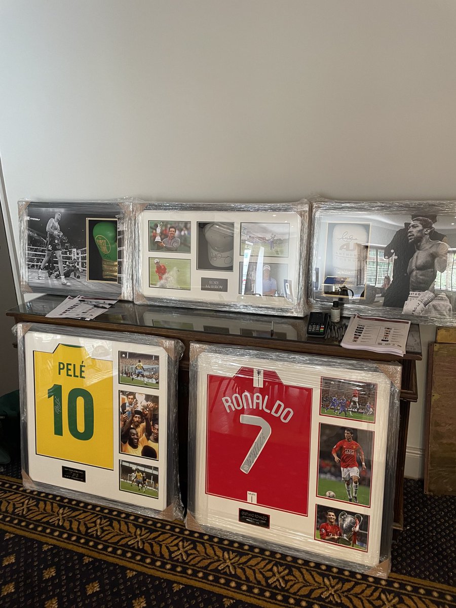 We are Hosting The Cyrill Regis Foundation Golf Day today . The silent Auction has already had plenty of interest 😳