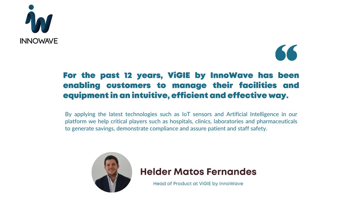 Feedback from our Head of Product at #ViGIE by InnoWave Helder Matos Fernandes.

We are sure that we are impacting people's lives through our IoT solutions. Stay tuned!

#vigiebyinnowave #testimonial #iot