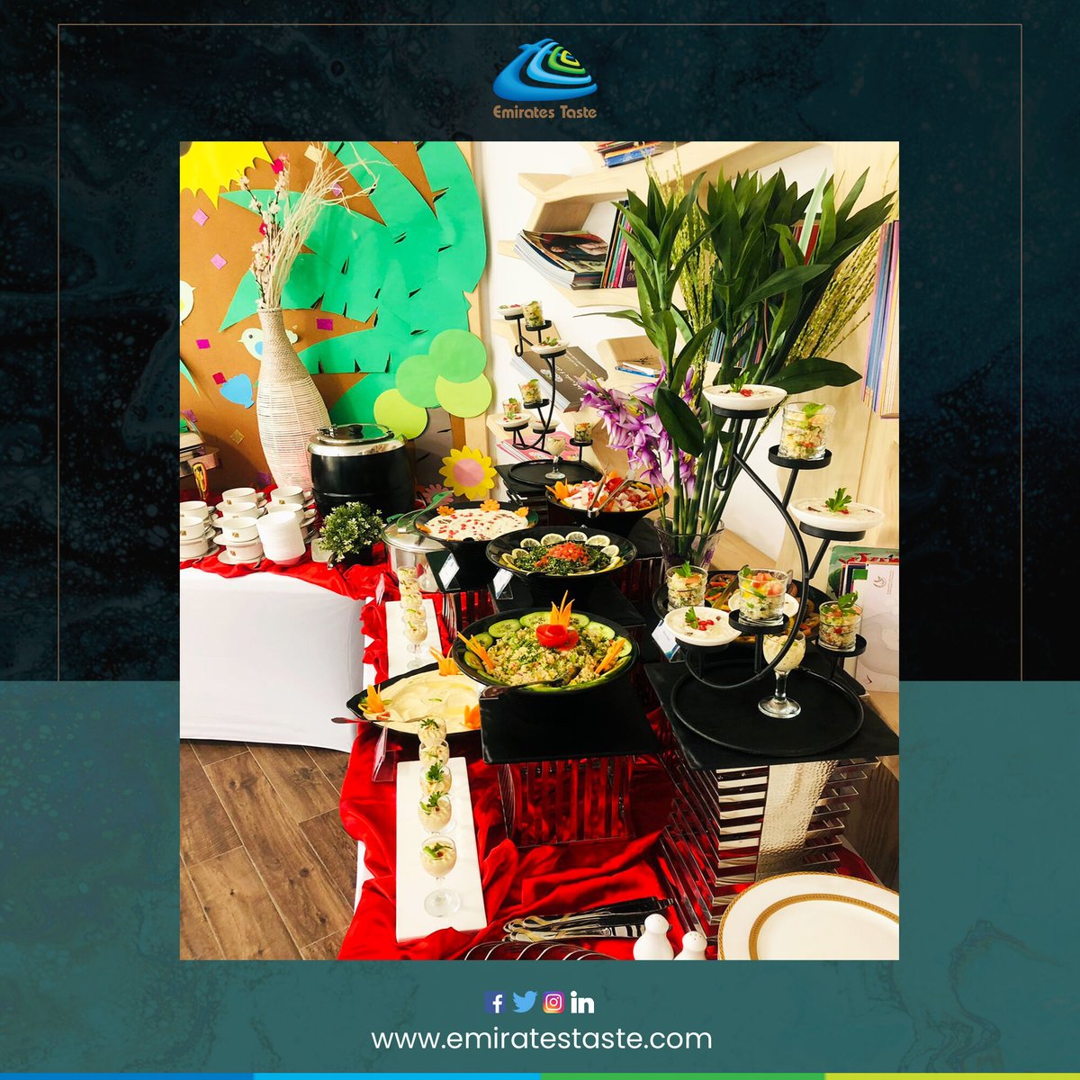 EmiratesTaste's tweet photo. We are your one stop solution for all your catering requirements! 🍲
#CateringServices #EmiratesTaste https://t.co/IOMOqP8Dmh