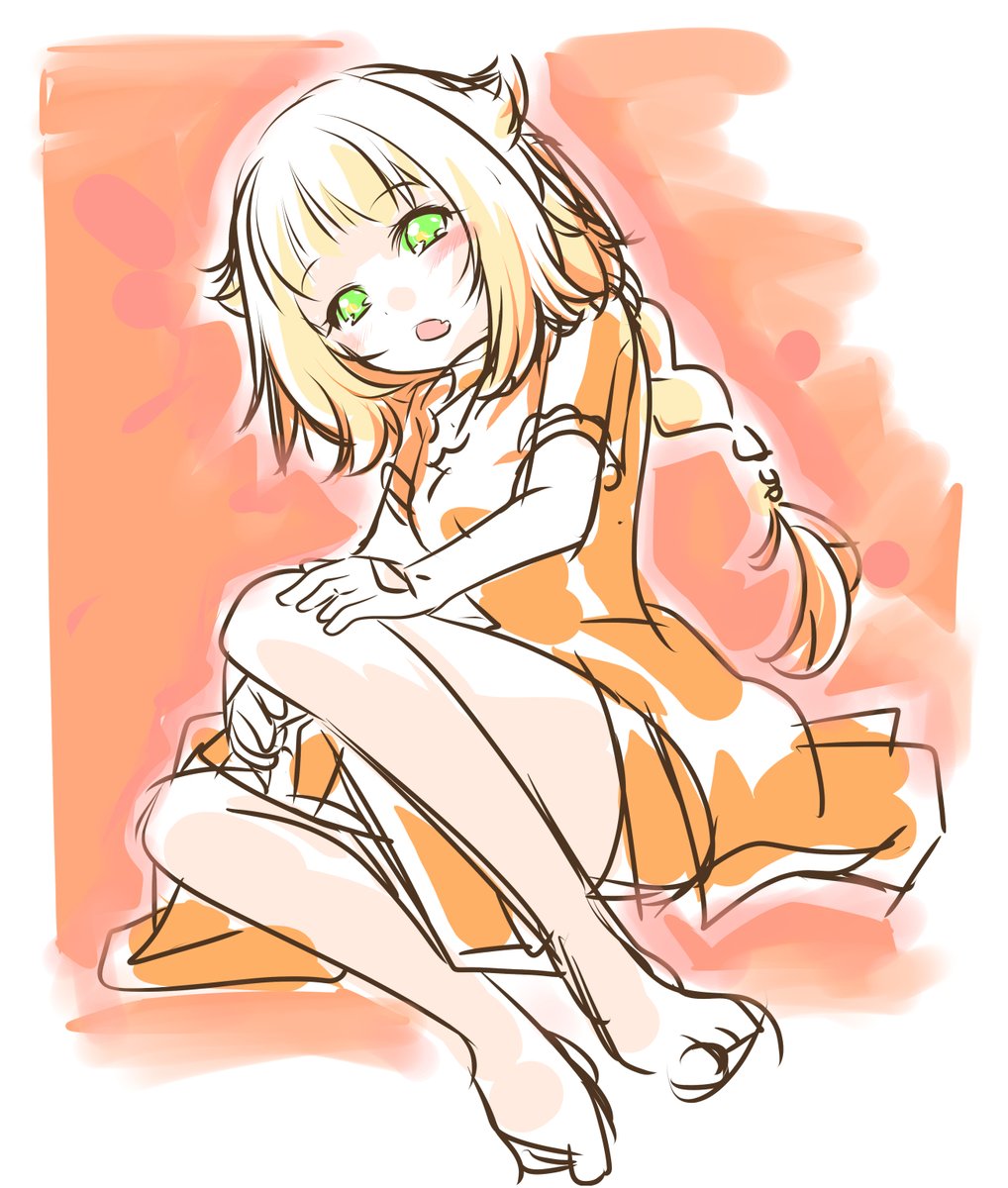 セーターを描こうと思ってワンピースになってスカート描きたくなってチャイナっぽくな べえこまのイラスト セーターを描こうと思ってワンピースになってスカート描きたくなってチャイナっぽくな べえこまのイラスト