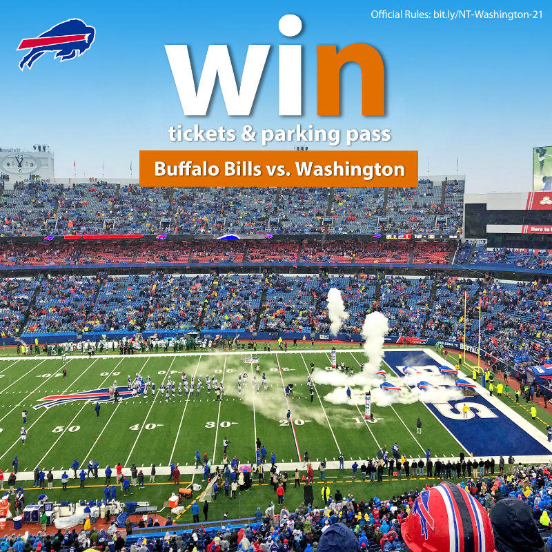 FOLLOW us @northtownauto and
RT this post for a chance to win!!

We're giving away a pair of tickets &amp; parking pass to the Buffalo Bills game vs. Washington on Sunday, September 26th 🎉

* One winner selected Thursday, Sept. 23rd
